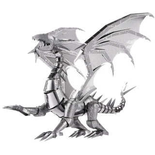 Rompecabezas 3D para Armar Dragón Alado Metálico