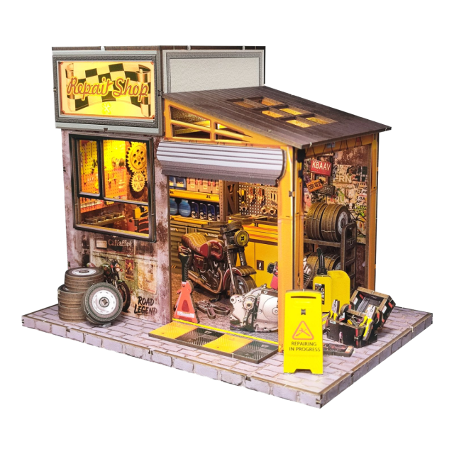 Puzzle 3D Taller de Motos (SJ035)