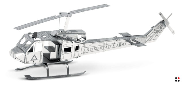 Rompecabezas 3D para Armar Helicóptero Huey Metálico