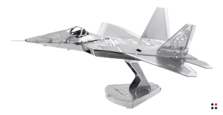 Rompecabezas 3D para Armar Caza F-22 Raptor Metálico