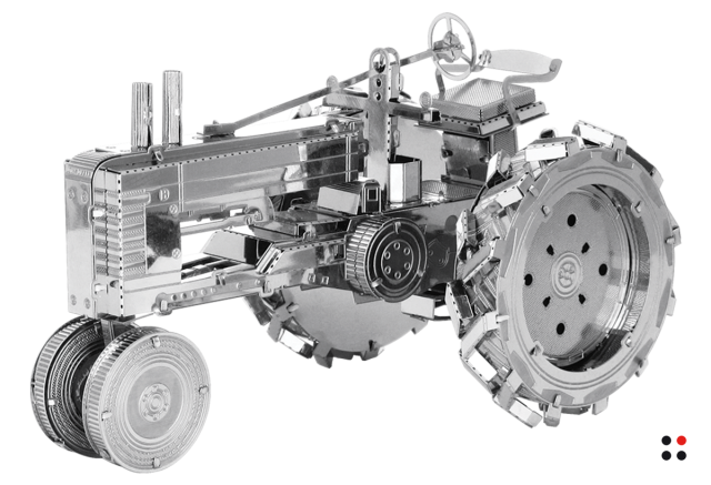 Rompecabezas 3D para Armar Tractor Agrícola Metálico