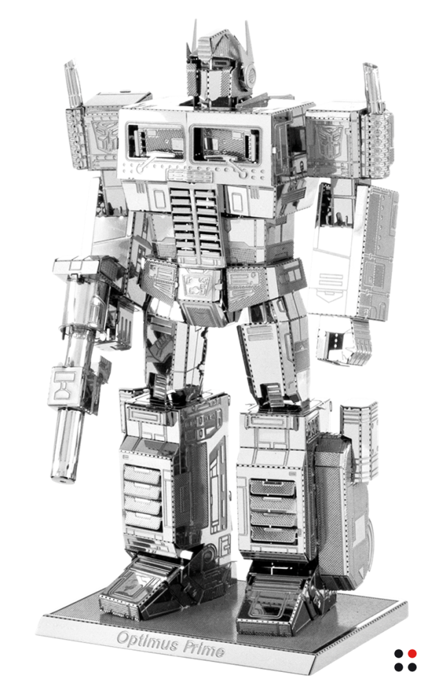 Rompecabezas 3D para Armar Optimus Prime Metálico