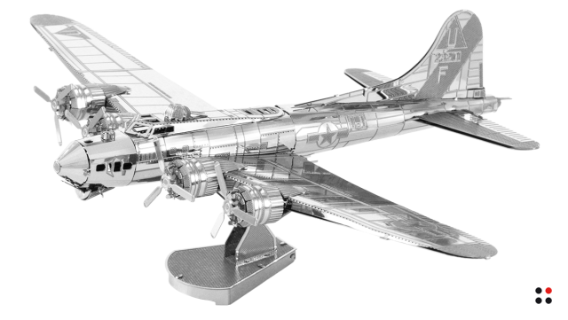 Rompecabezas 3D para Armar Bombardero B-17 Metálico
