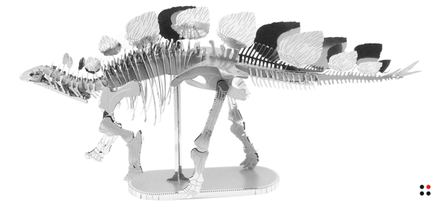 Rompecabezas 3D para Armar Esqueleto de Estegosaurio
