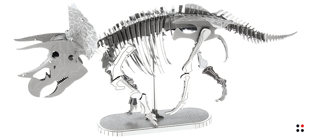 Rompecabezas 3D para Armar Esqueleto de Triceratops