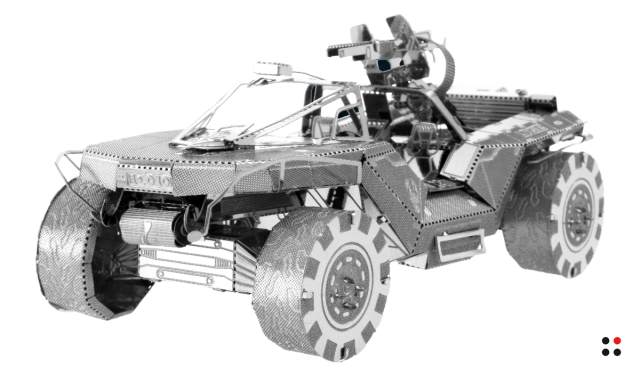 Rompecabezas 3D para Armar Warthog de Halo Metálico